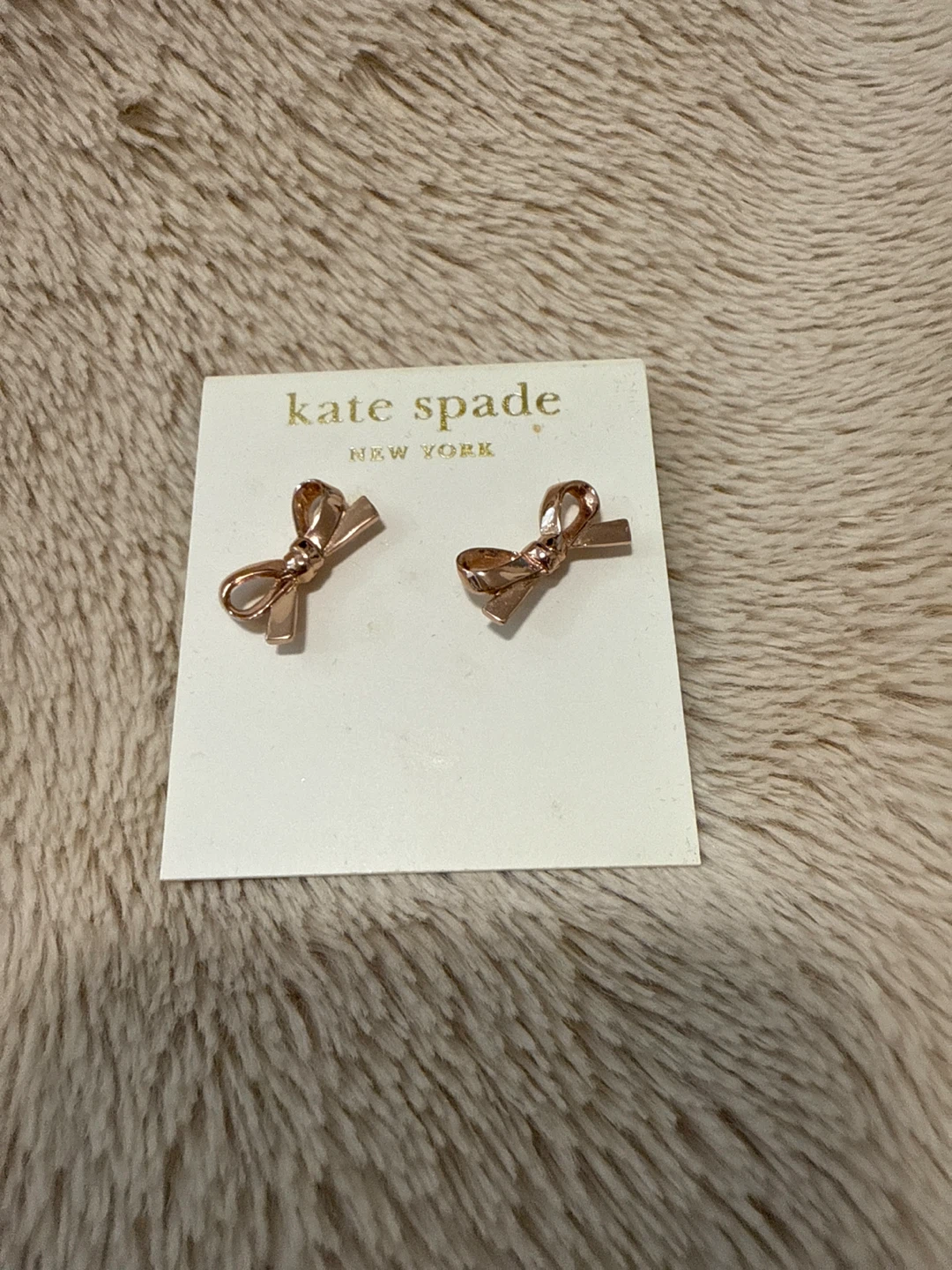 Kate Spade 14K Gold Fill Bow Stud Earrings