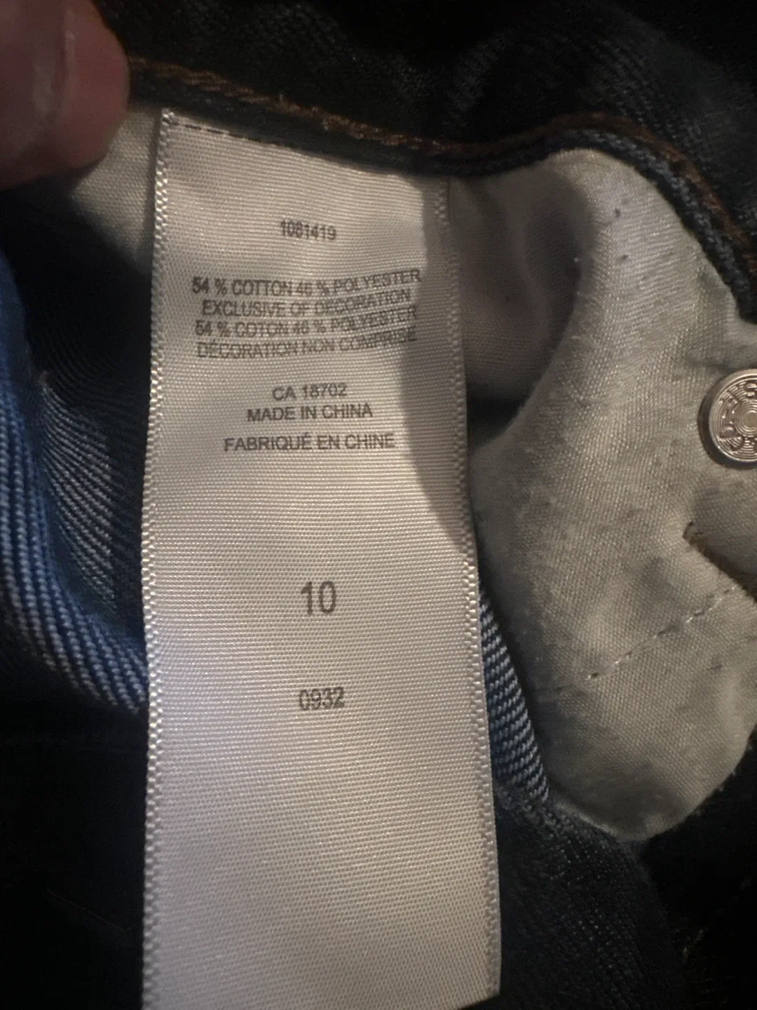 Levi's Slim Jeans, Size 10 image indicator(3)
