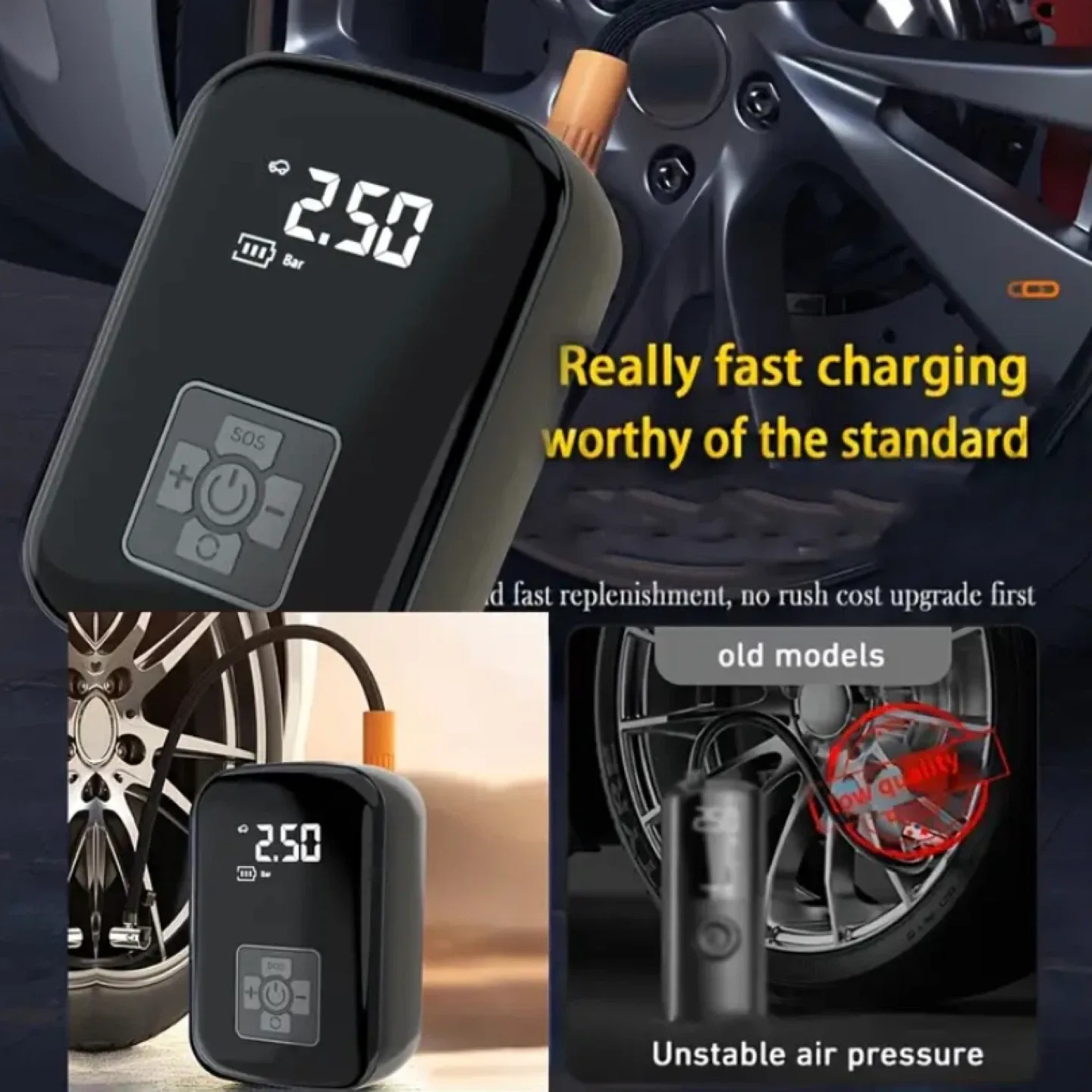 Portable Digital Tire Inflator - New image indicator(8)