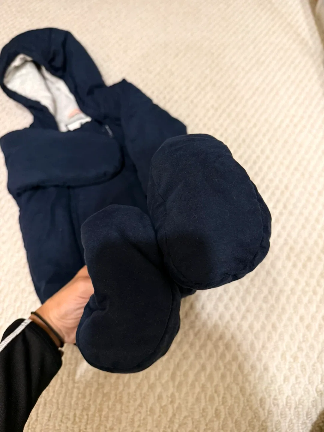 Petit Bateau 12m Navy Blue Snowsuit image indicator(5)