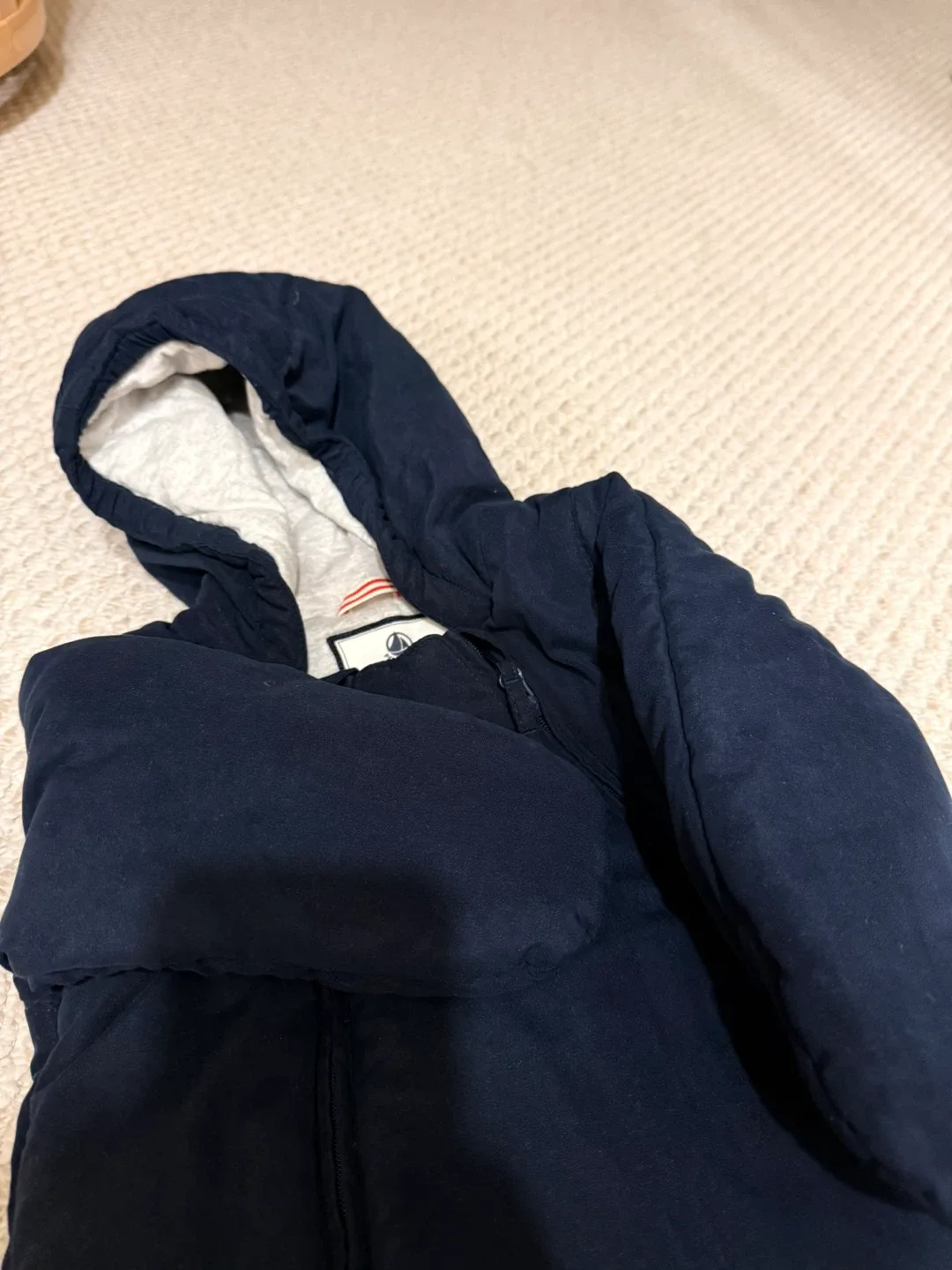 Petit Bateau 12m Navy Blue Snowsuit image indicator(4)