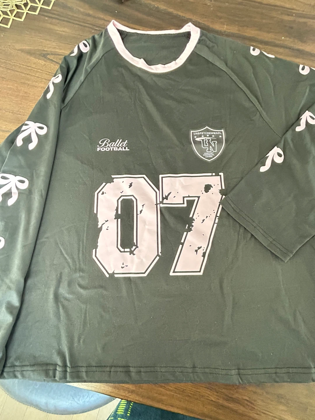Ballet Football Long Sleeve Shirt - Size Large