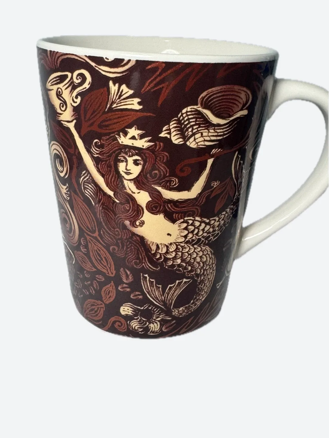 Starbucks Brown Floral 🧜‍♀️ Mug 2007