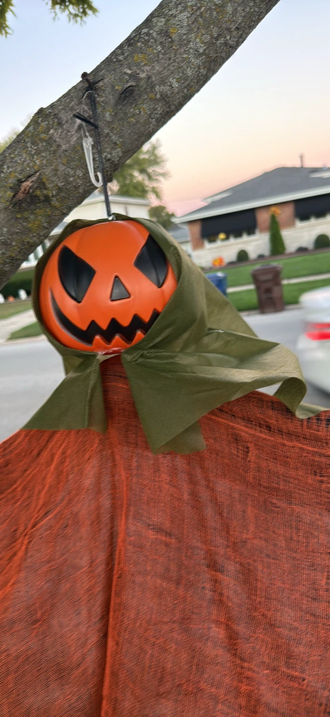Halloween Hanging Decoration - Pumpkin Head - photo 2