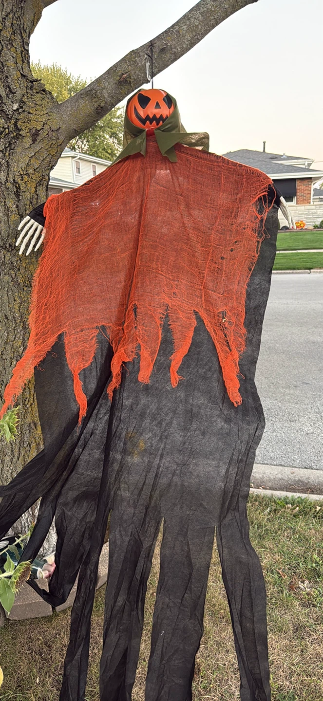 Halloween Hanging Decoration - Pumpkin Head