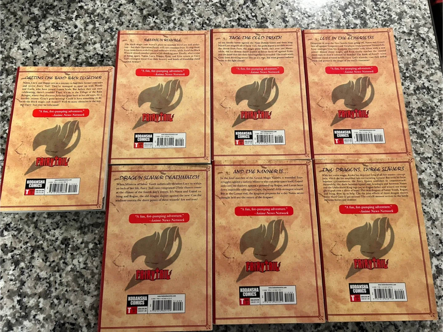 Fairy Tail Manga Volumes 1, 2, 9, 10, 35, 38, 46, 47, 48, 50, 51 image indicator(2)