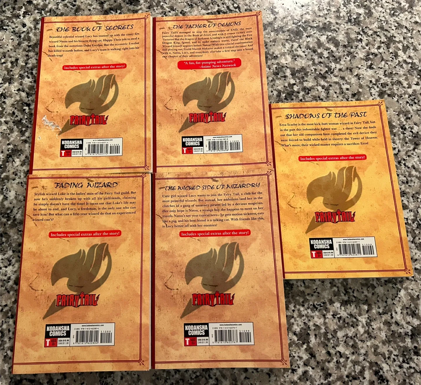 Fairy Tail Manga Volumes 1, 2, 9, 10, 35, 38, 46, 47, 48, 50, 51 image indicator(4)