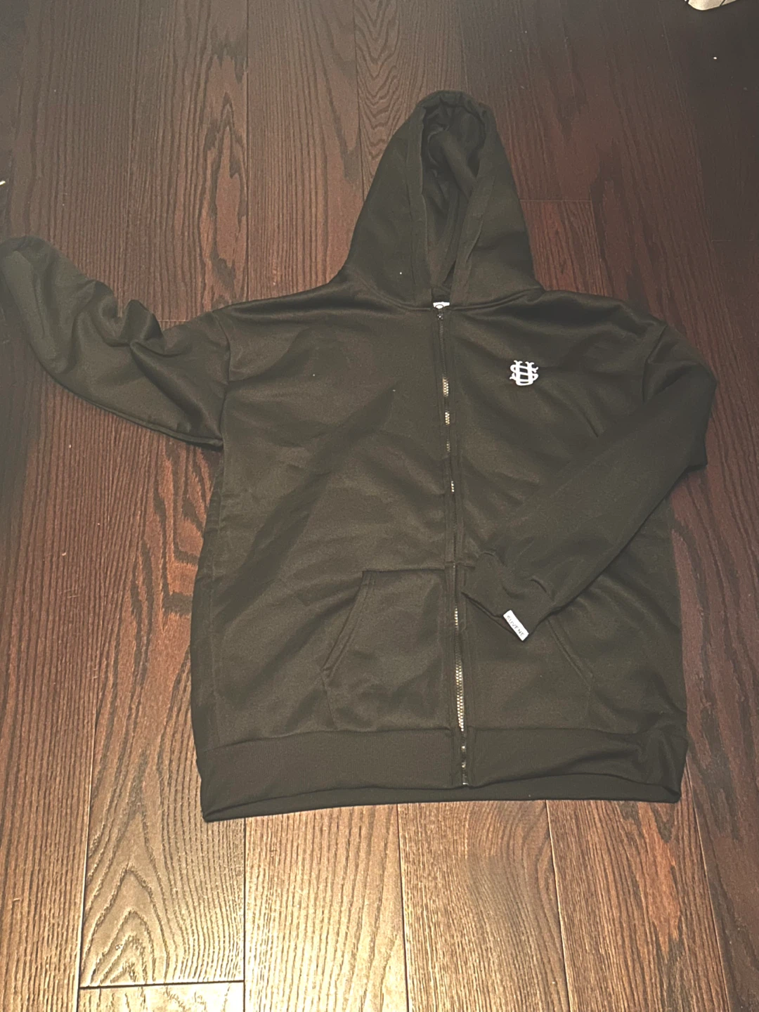Black Zip-Up Hoodie