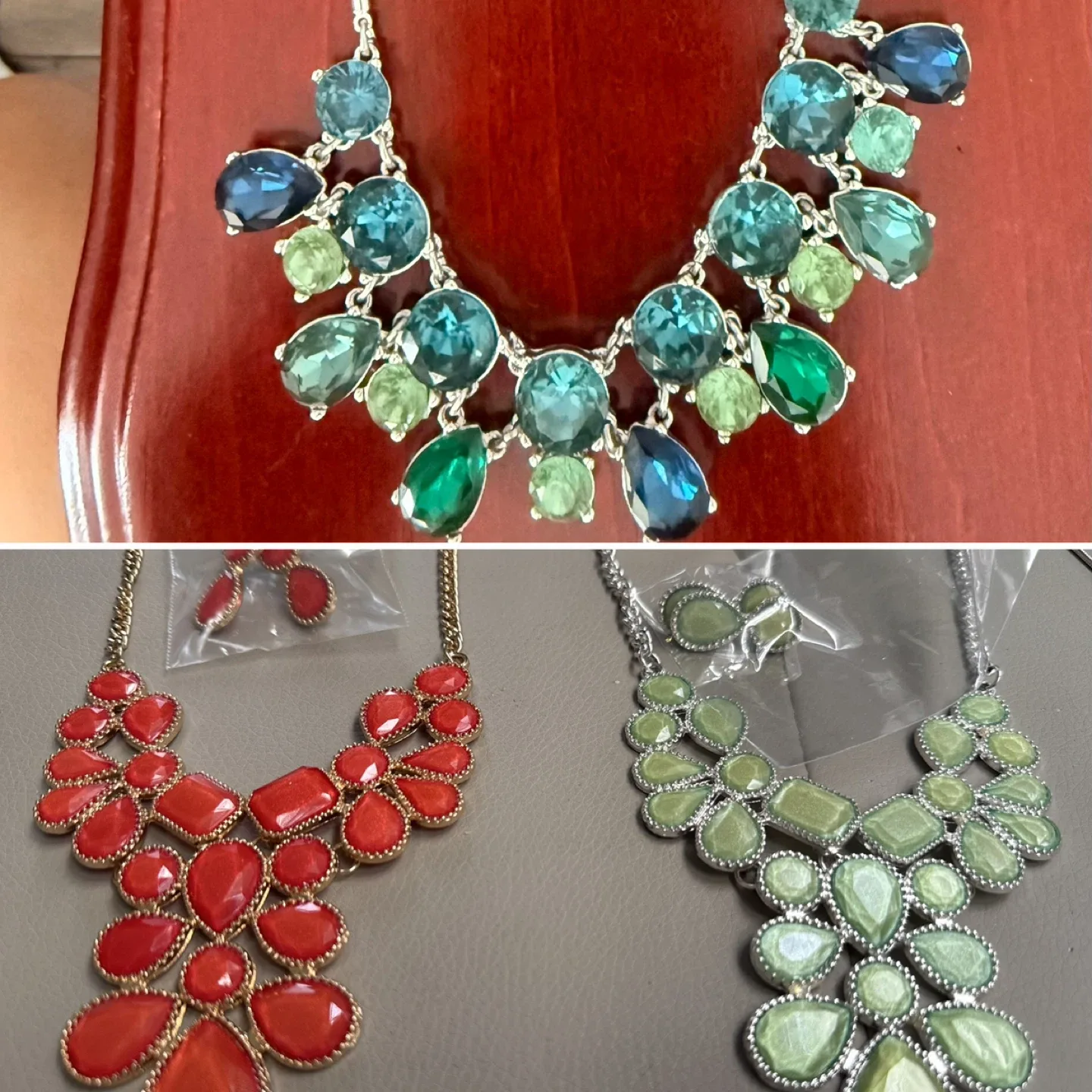Lot of new costume  party jewelry included 3 SETS thumbnail