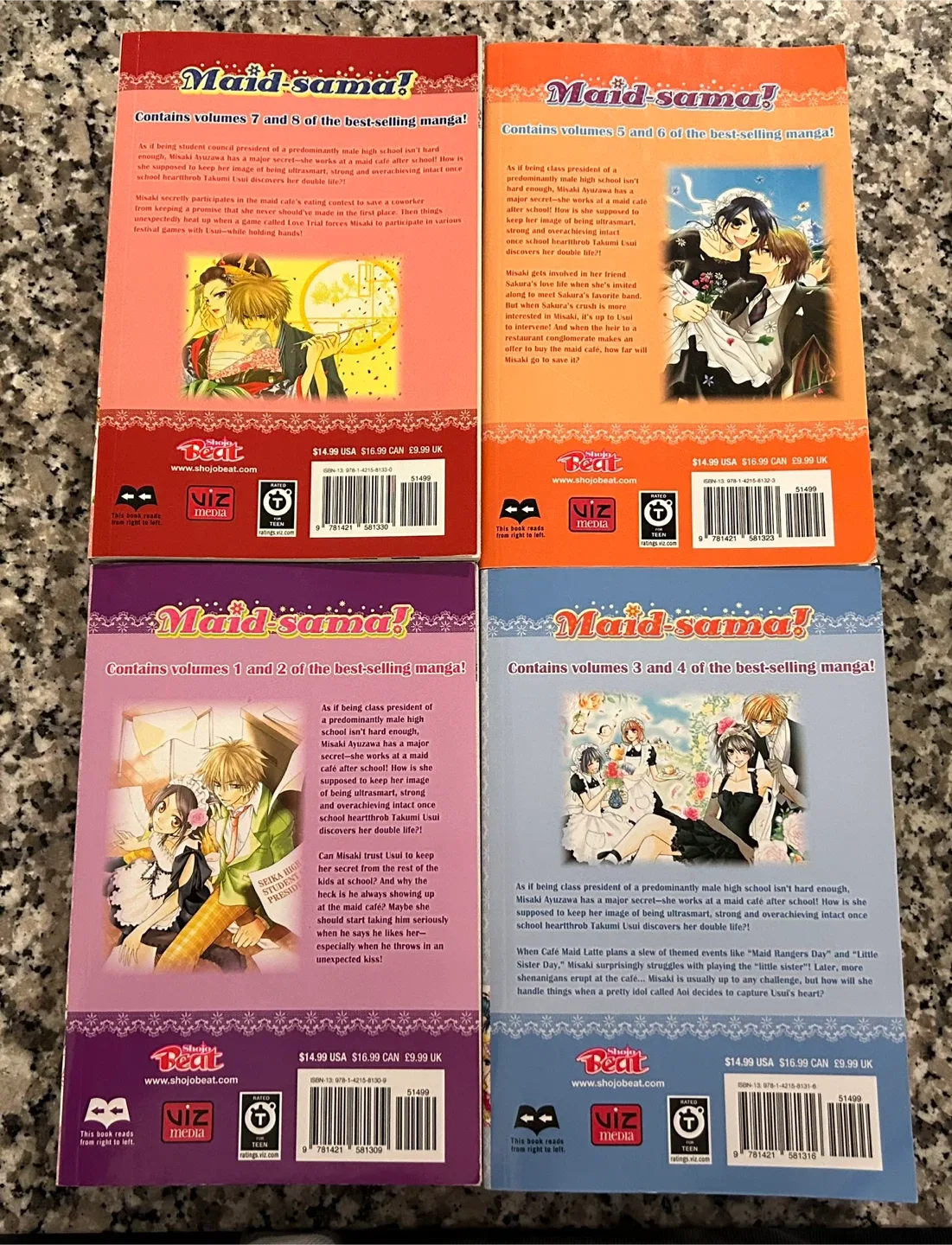 Maid-sama! Manga Volumes 1-8 by Hiro Fujiwara image indicator(2)