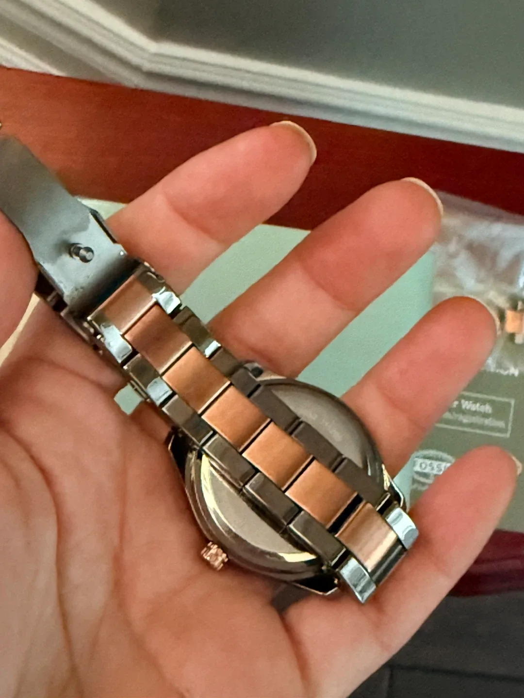 Fossil Women's Watch  pewter Rosegold SBT-1177 image indicator(6)