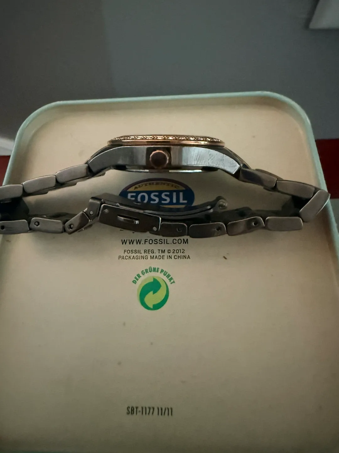 Fossil Women's Watch  pewter Rosegold SBT-1177 image indicator(4)