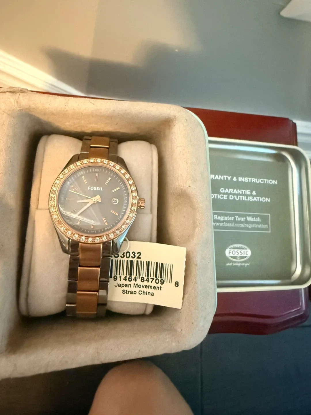 Fossil Women's Watch  pewter Rosegold SBT-1177 image indicator(10)