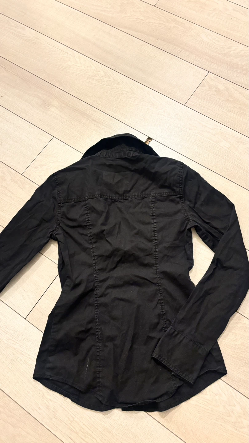 Guess black Long sleeve blouse (size xs) - photo 3