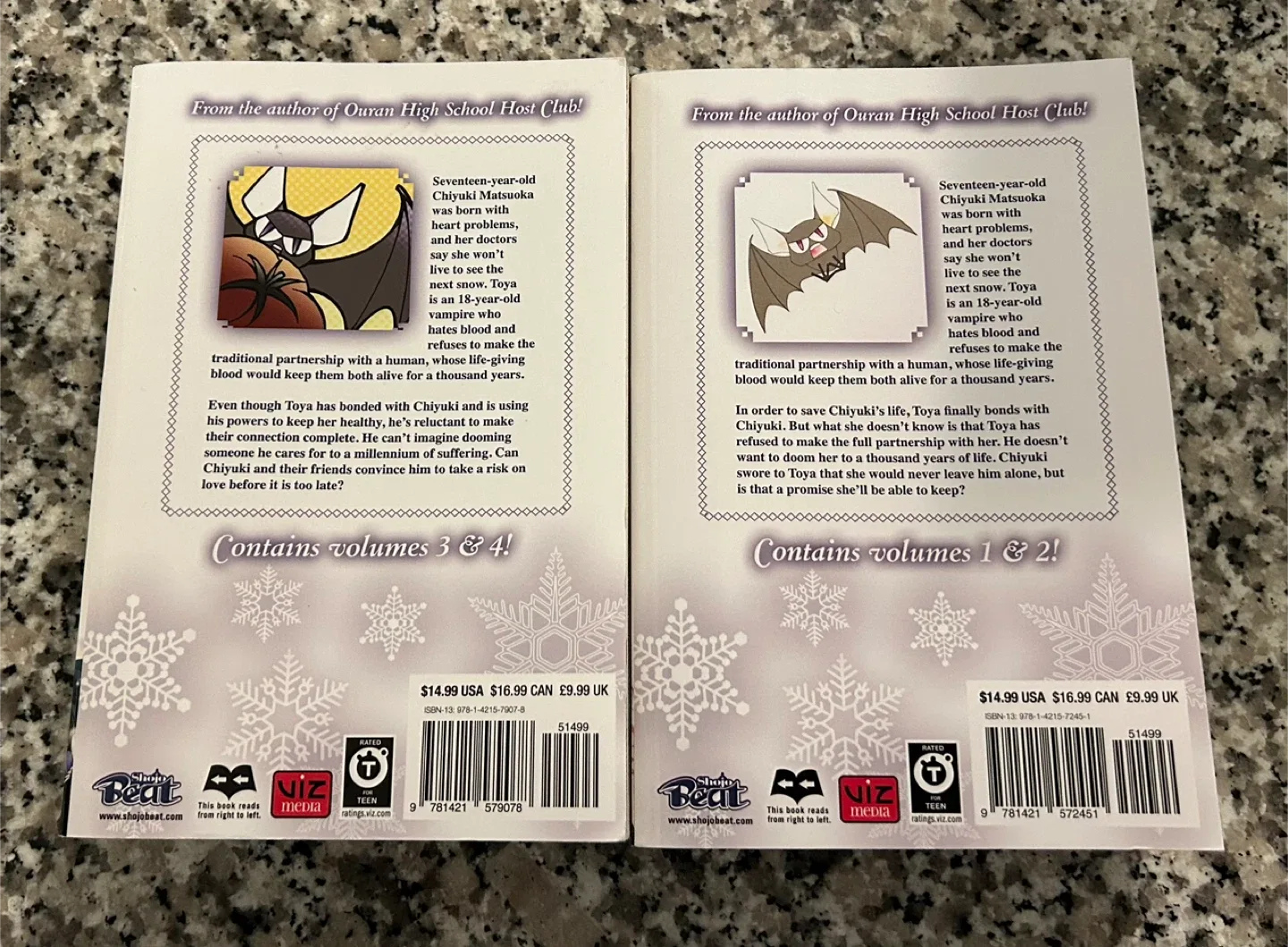 Millennium Snow Manga Volumes 1-4 by Bisco Hatori image indicator(2)