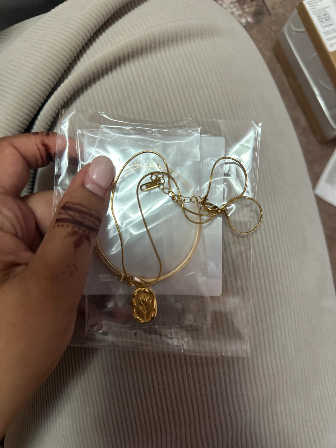 Rose Necklace- New