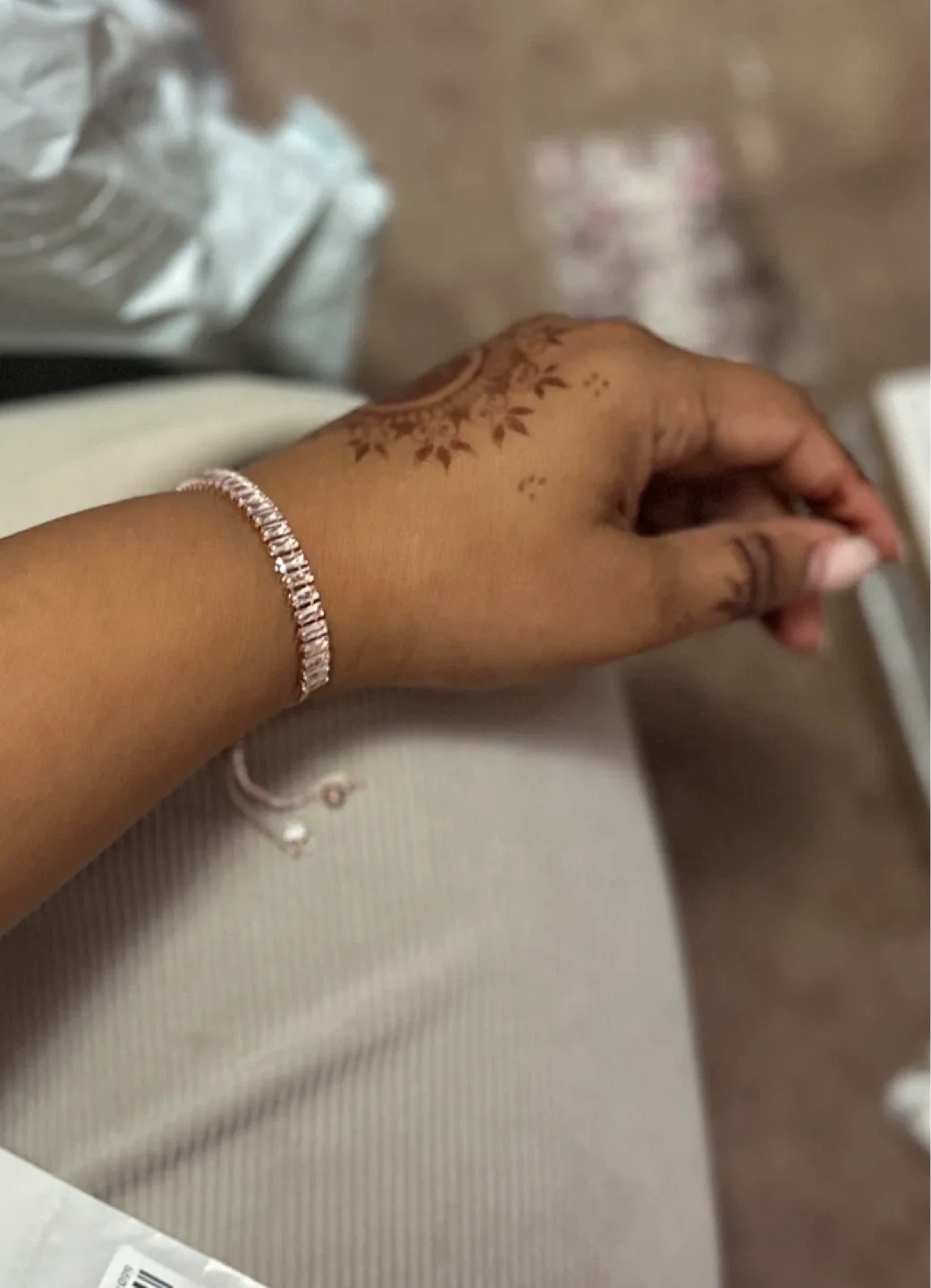 Rose Gold Tennis Bracelet thumbnail