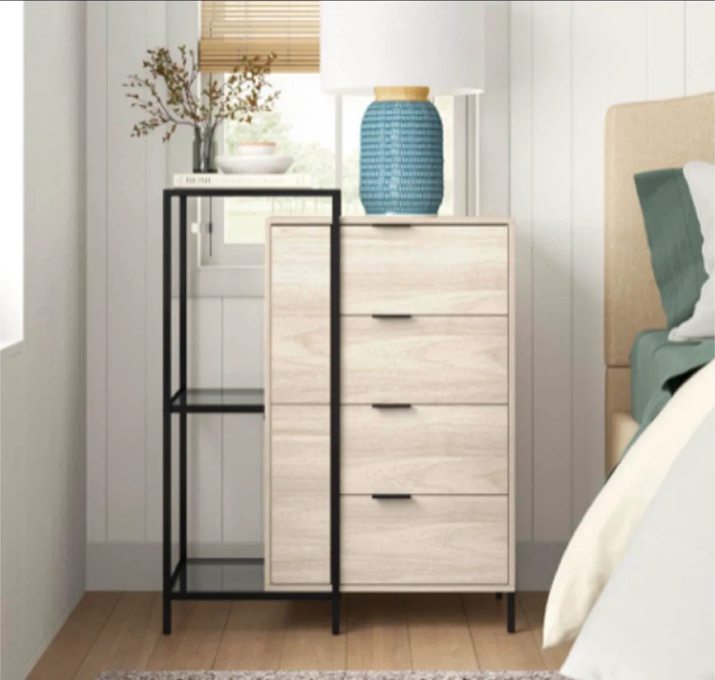 Wood & Metal Accent Cabinet Chest 🧡 thumbnail