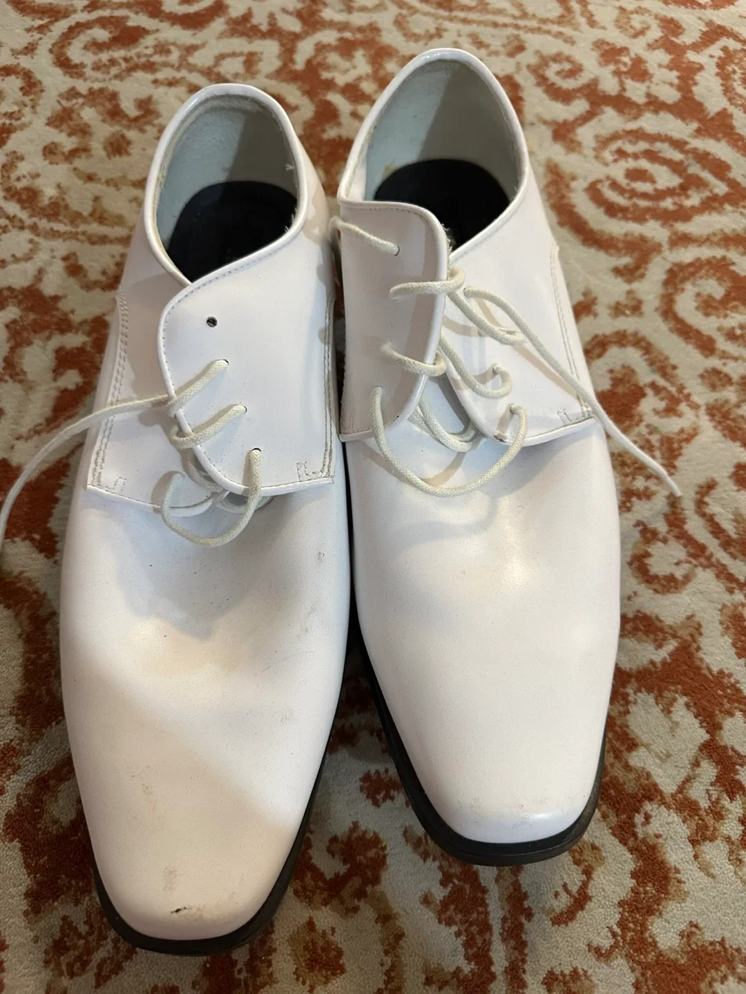 Joseph Abboud White Dress Shoes - Size 11.5W thumbnail