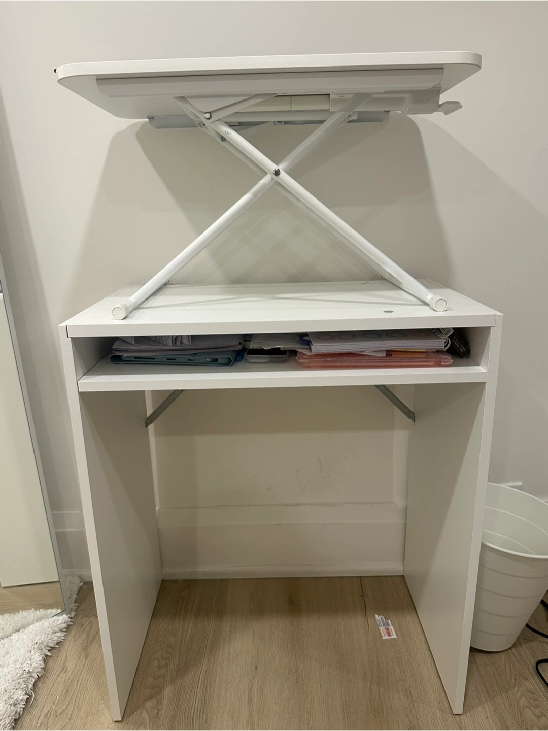 IKEA Dubbla Laptop Stand & Torald Desk