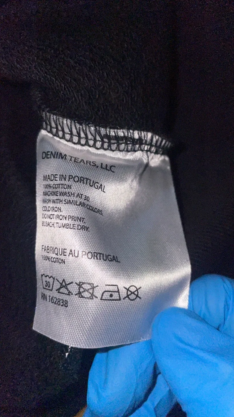 Black Denim Tears Hoodie image indicator(5)
