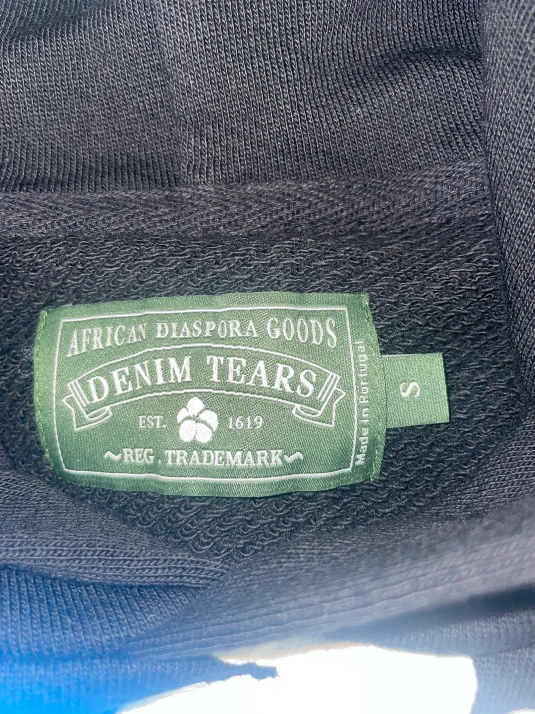 Black Denim Tears Hoodie image indicator(3)