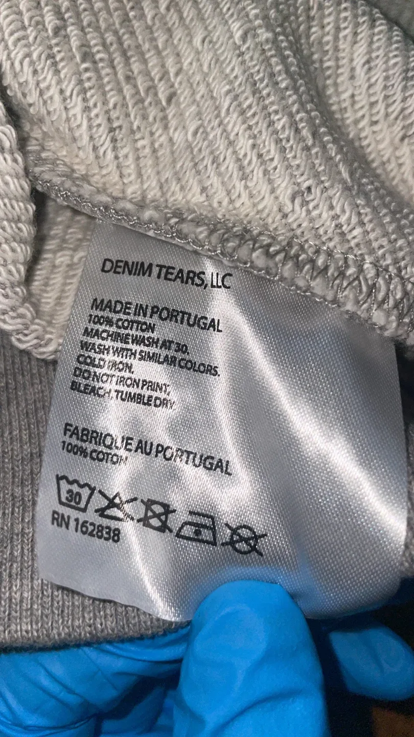 Grey Denim Tears Hoodie image indicator(5)