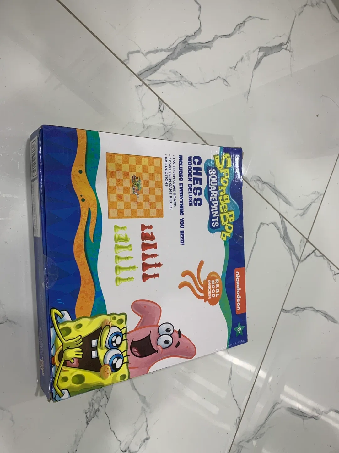 SpongeBob SquarePants Wooden Deluxe Chess Set thumbnail