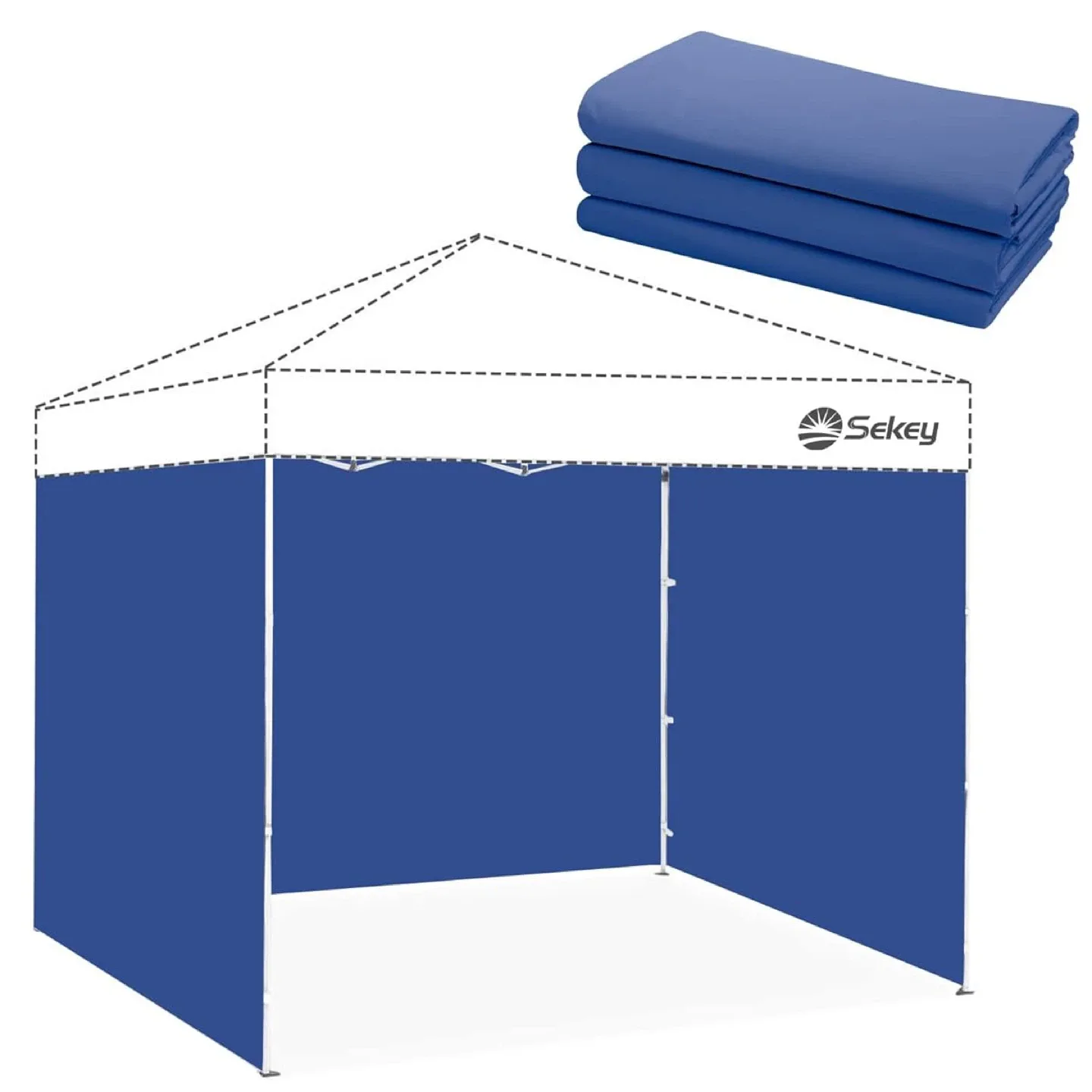 Sekey Sidewalls for 10X10 Canopy Tent - SET OF 3 - Walls Only thumbnail
