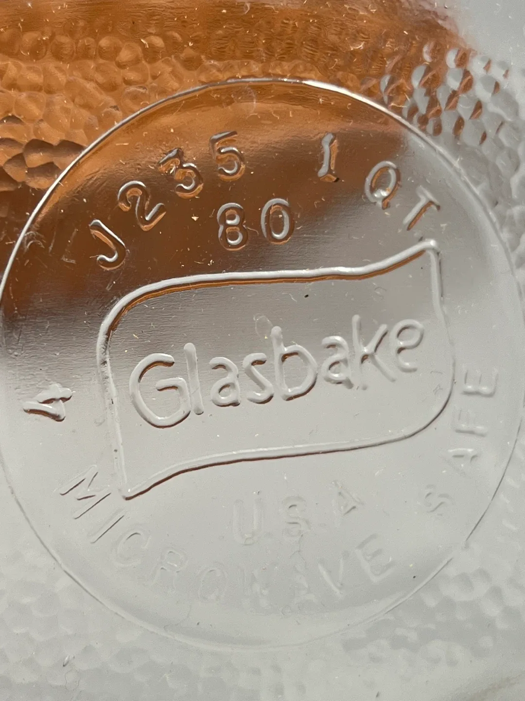 Vintage Glasbake by Jeannette Wickerware Oval Casserole & Cover image indicator(3)