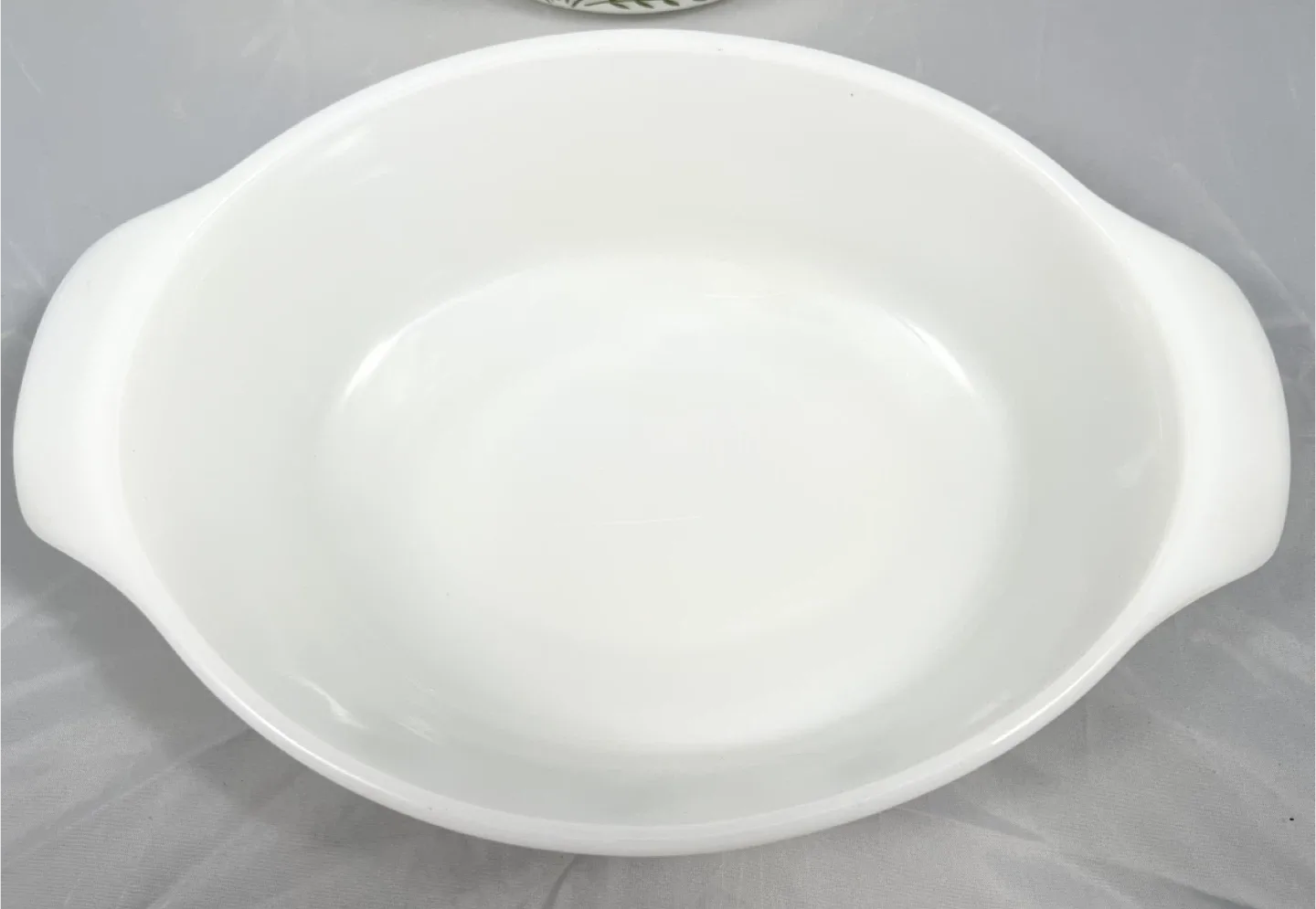 Glasbake Milk Glass Casserole Dishes - Set of 2 image indicator(3)