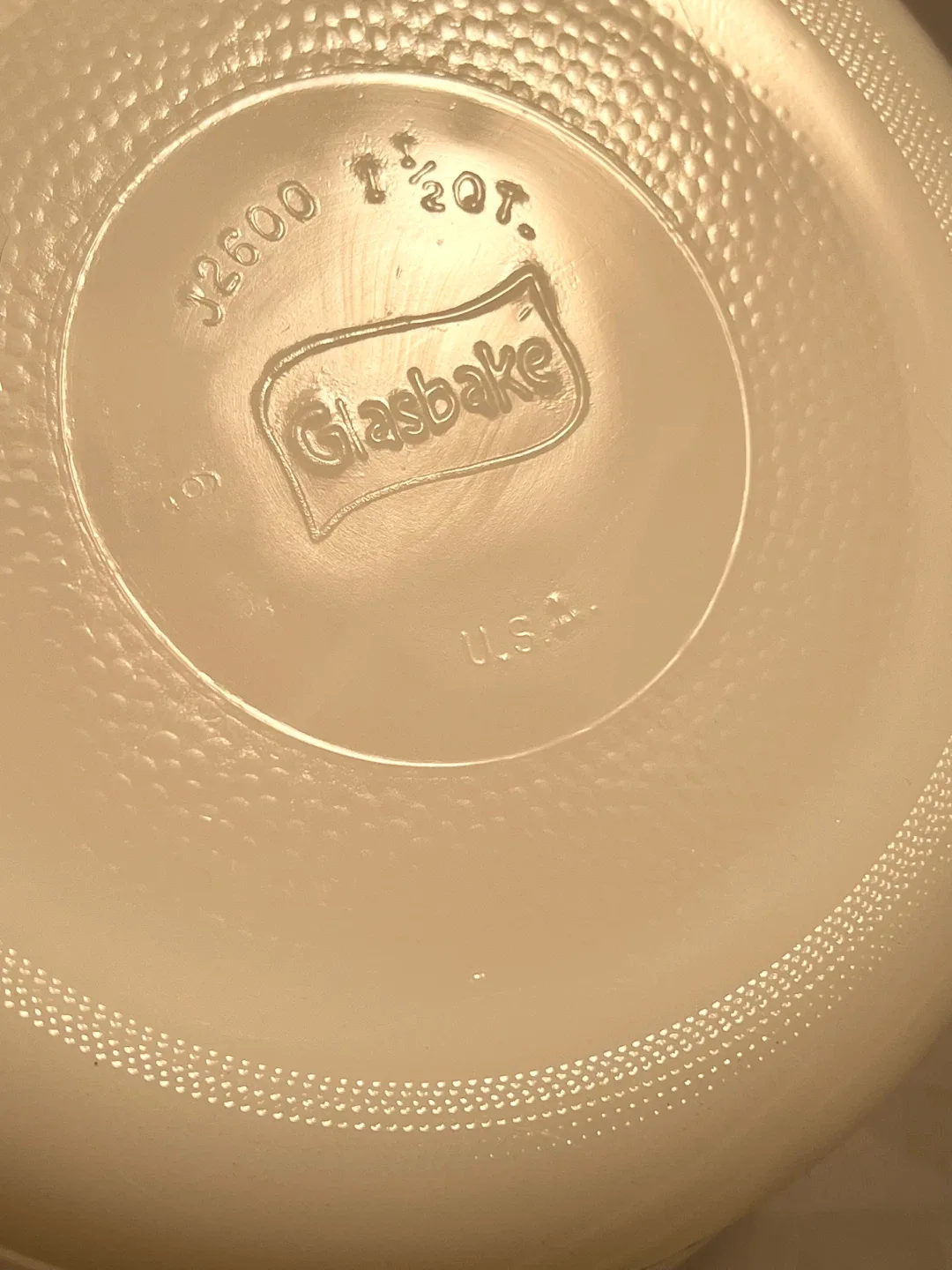 Glasbake Milk Glass Casserole Dishes - Set of 2 image indicator(5)