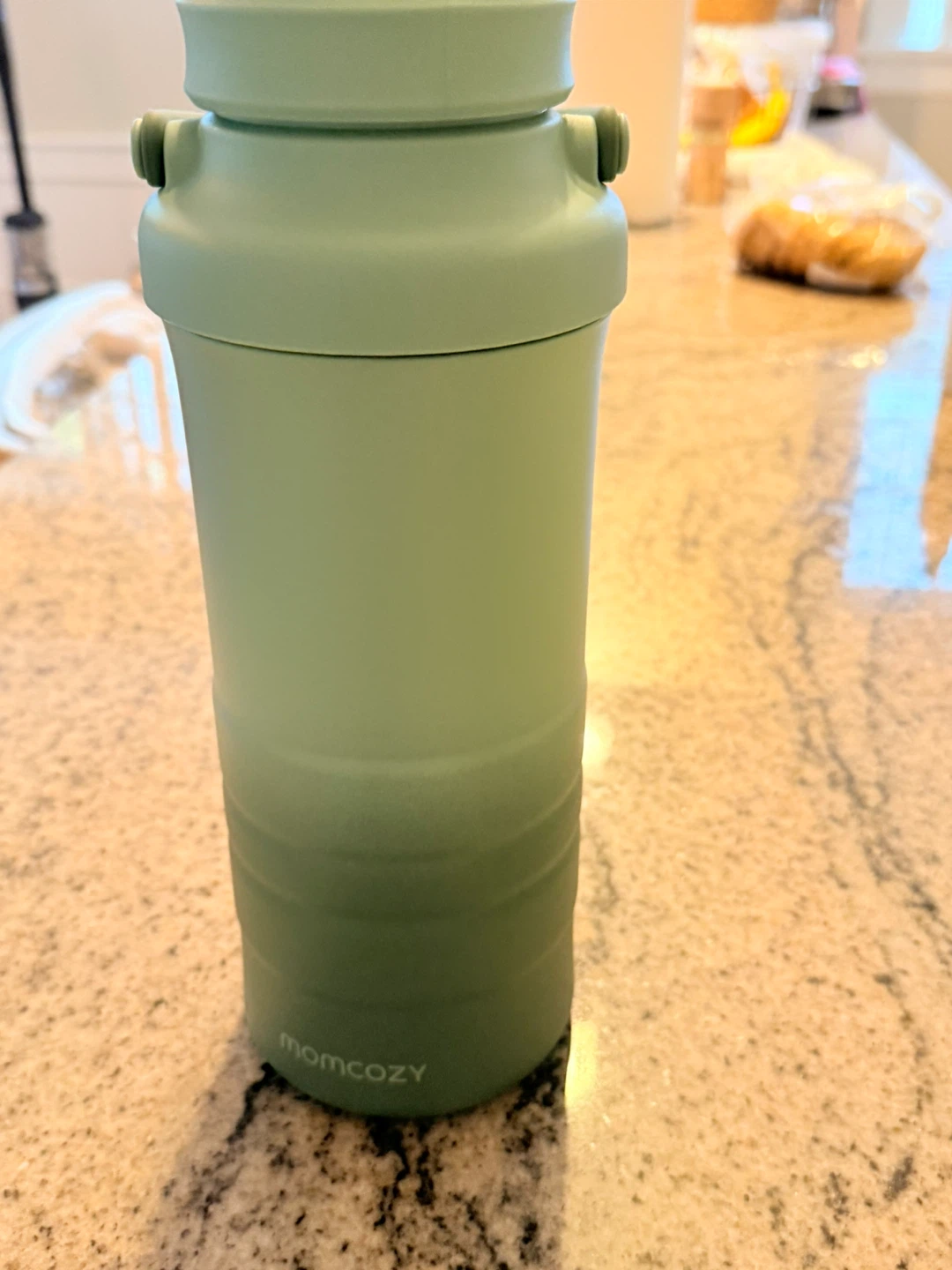 momcozy Insulated Baby Bottle Warmer Tote - Green - photo 3