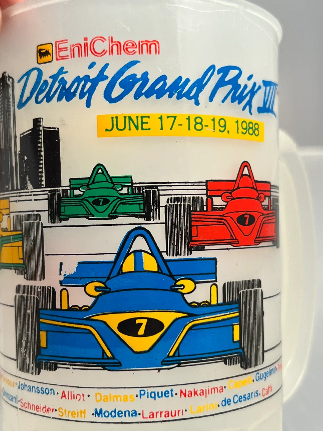 Vintage Detroit Grand Prix Mugs image indicator(4)