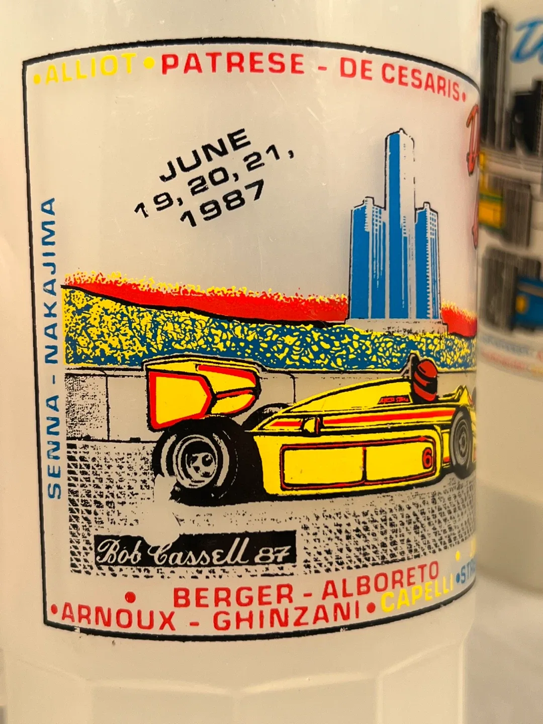 Vintage Detroit Grand Prix Mugs image indicator(2)