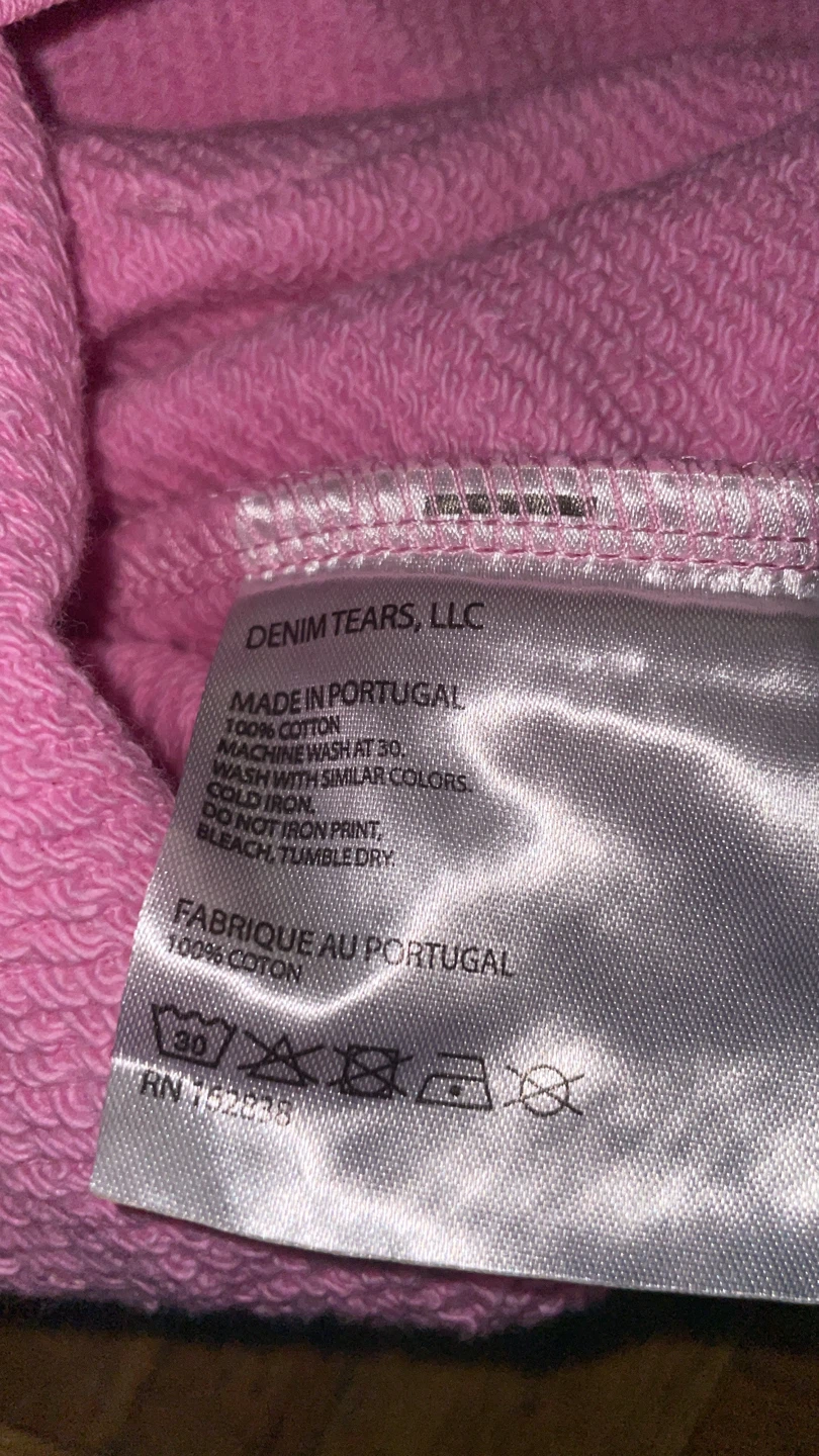 Pink Denim Tears Hoodie - photo 5