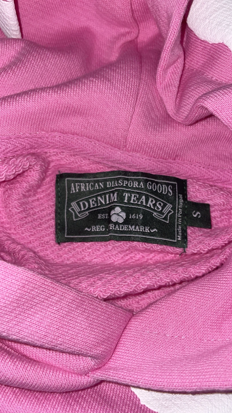 Pink Denim Tears Hoodie - photo 3