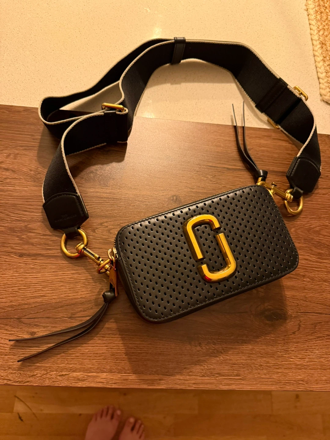 Marc Jacobs The Leather Box Bag 20 Black