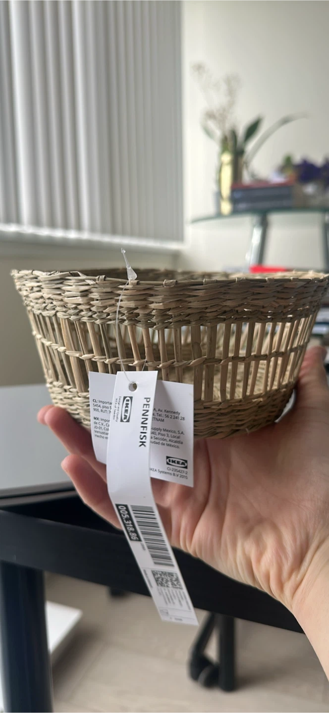IKEA Pennfisk Basket - Natural Woven Style - photo 3