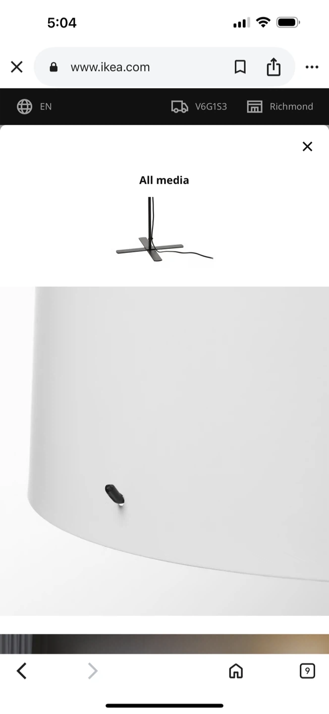 IKEA barlast Floor Lamp - photo 4