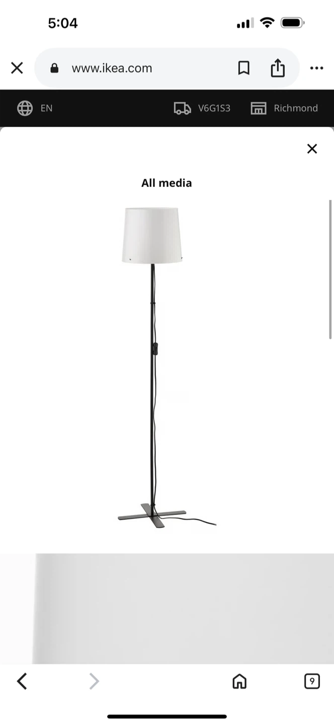 IKEA barlast Floor Lamp - photo 3