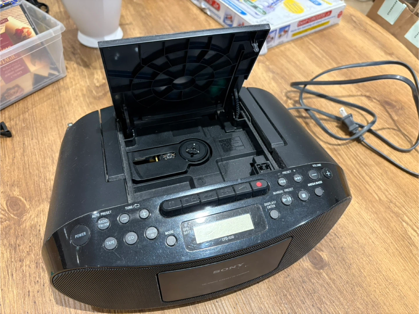 Sony CFD-S50 Audio System With CD, Cassette Player - photo 2