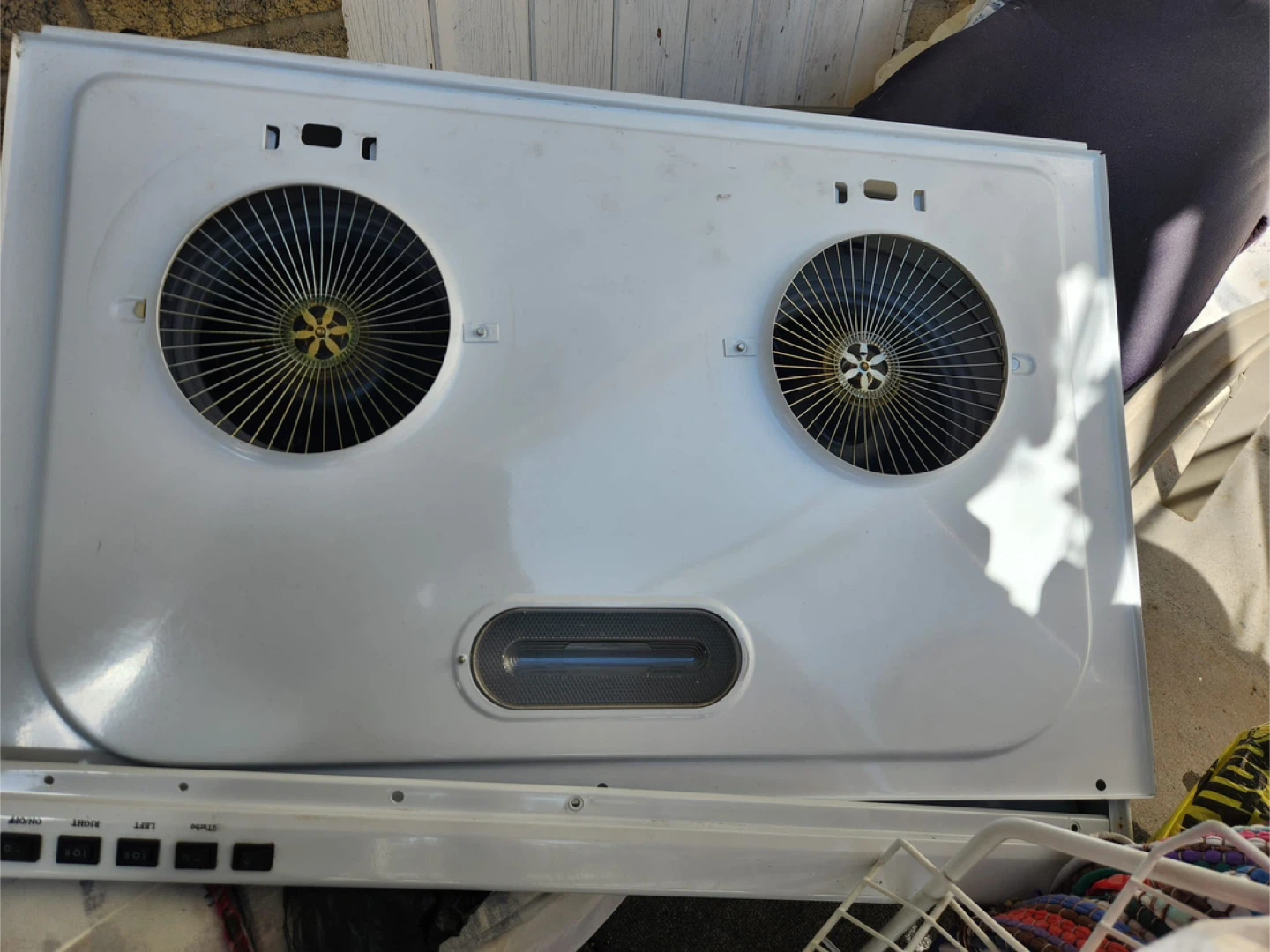 White Range Hood Fan 30”