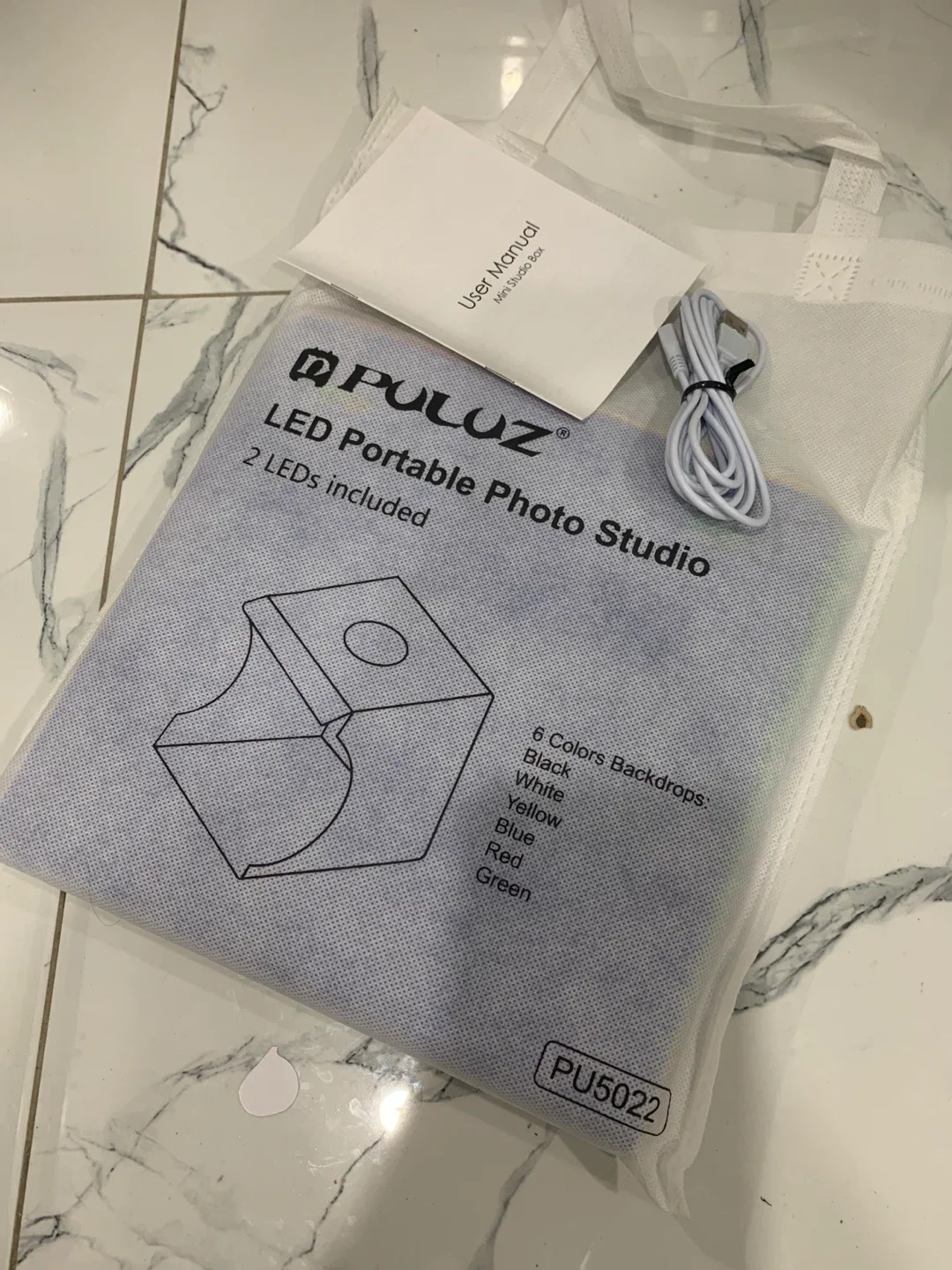 Puluz LED Portable Photo Studio Light Box - New image indicator(2)