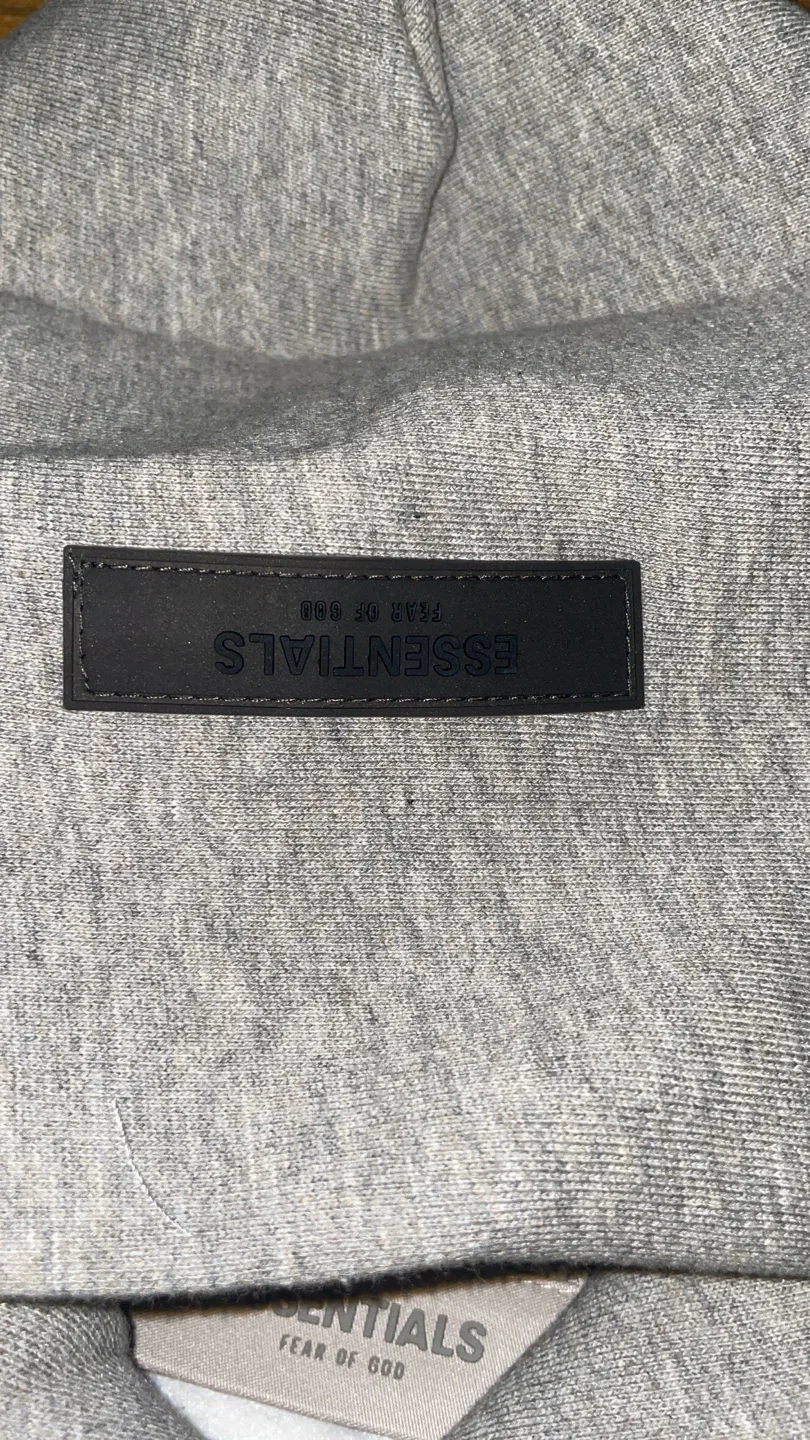 Essentials FOG Dark Oatmeal Hoodie image indicator(5)