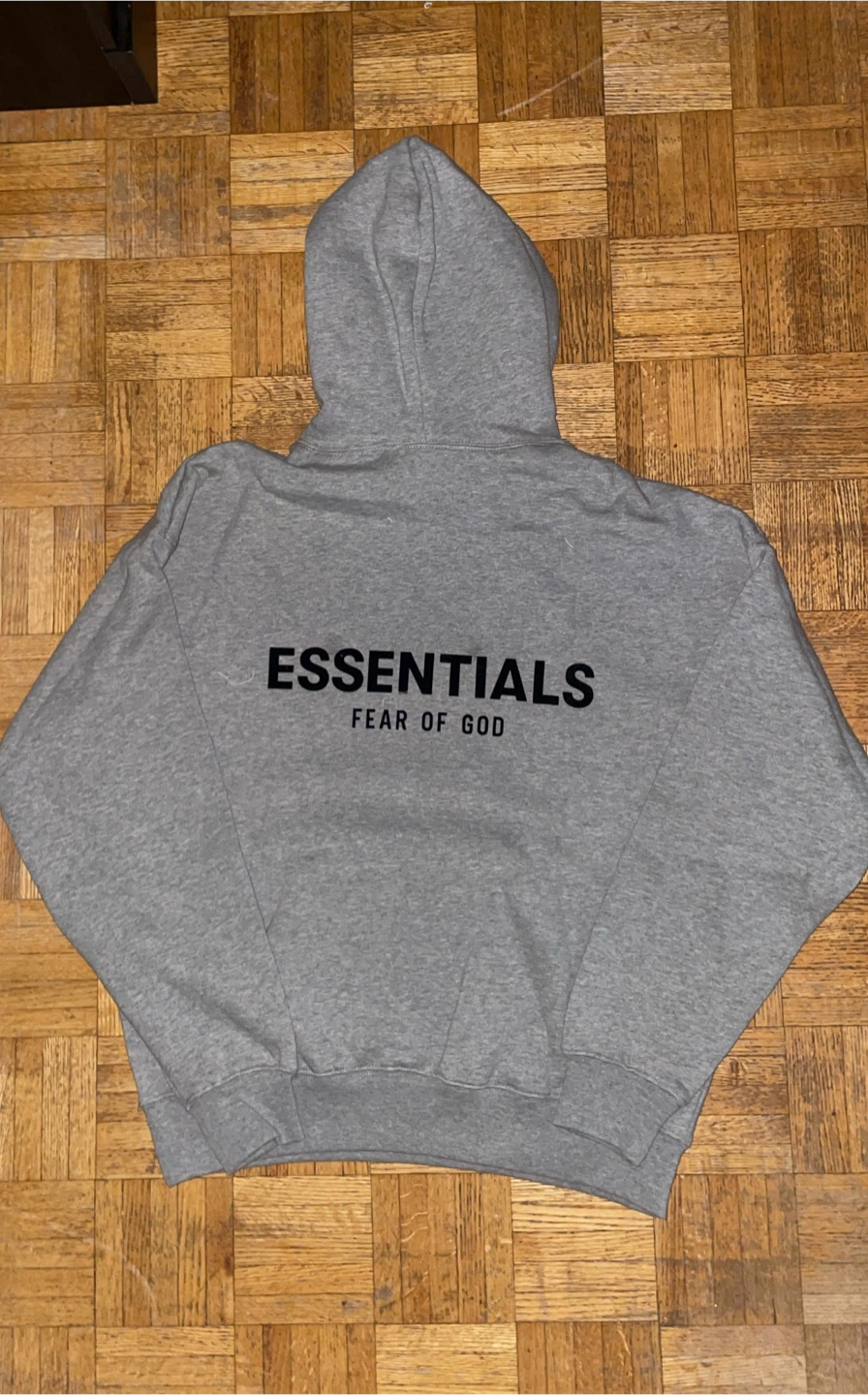 Essentials FOG Dark Oatmeal Hoodie - photo 2