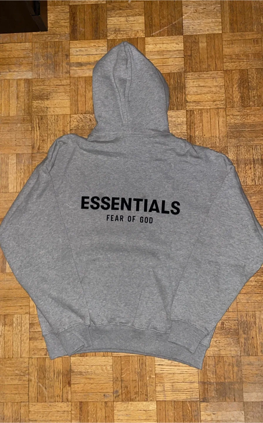 Essentials FOG Dark Oatmeal Hoodie image indicator(2)