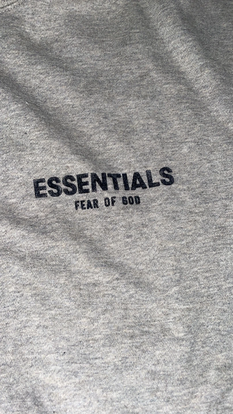 Essentials FOG Dark Oatmeal Hoodie - photo 4