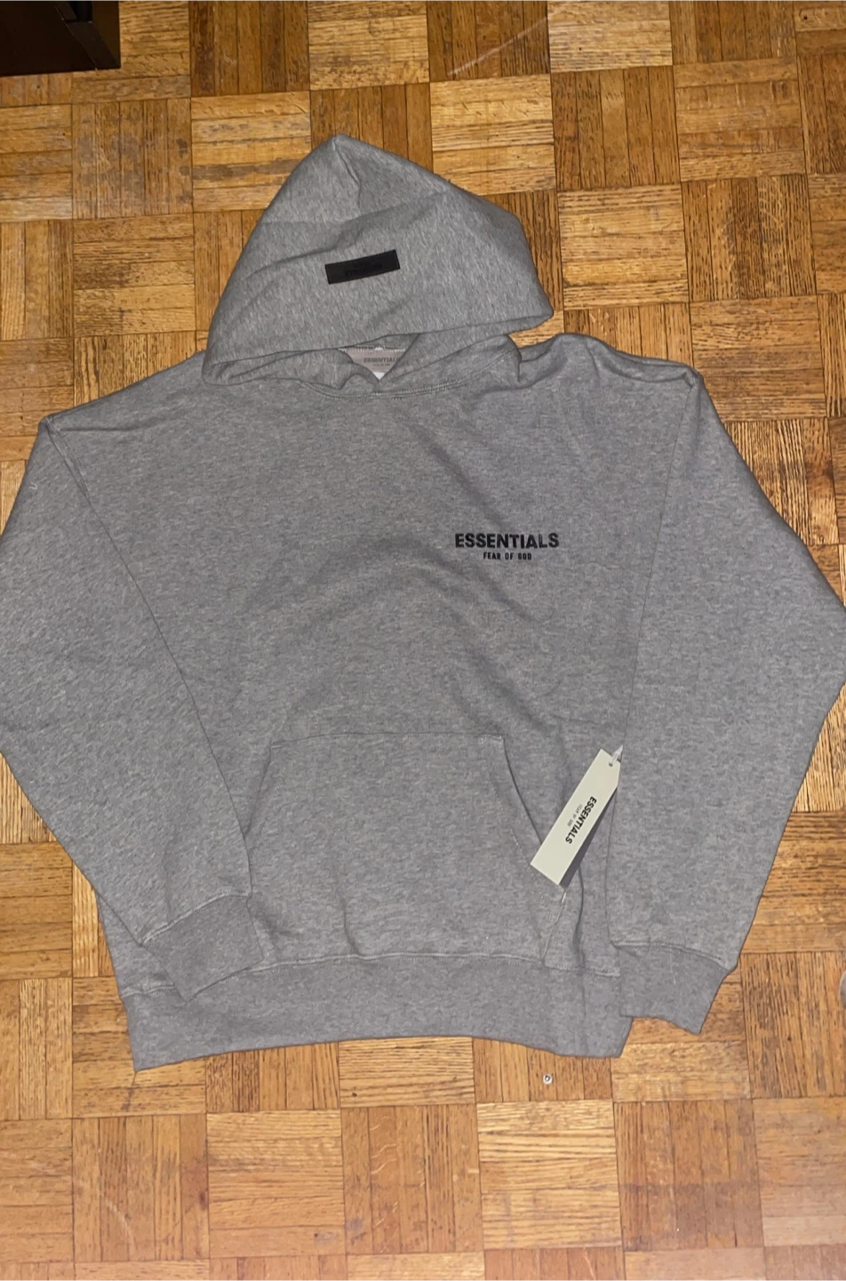 Essentials FOG Dark Oatmeal Hoodie