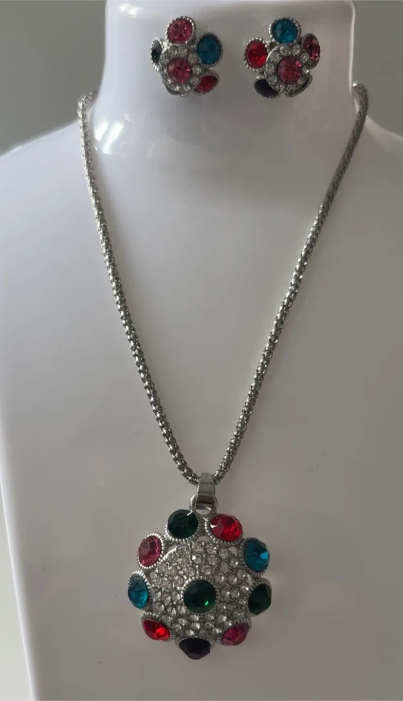 Necklace and Earrings Set image indicator(2)